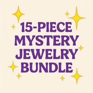 MYSTERY LOT 15-Piece Wearable Jewelry • Gothcore • Boho • Y2K • Pendants + More